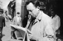 French writter and 1957 literature Nobel prize laureate Albert Camus (1913-1960) in 1953
