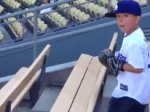 Young fan&#39;s dream moment at ballpark
