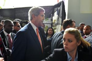 US Secretary of State John Kerry arrives at a meeting&nbsp;&hellip;