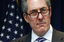 U.S. Trade Representative Froman pauses while announcing a trade enforcement action tied to India, in Washington