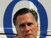 Republican presidential candidate and former Massachusetts Governor Mitt Romney talks to reporters after a brief meeting with a group of veterans in Concord