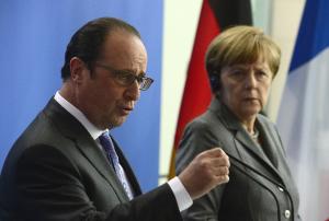 German Chancellor Angela Merkel and French President &hellip;