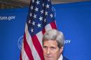 U.S. Secretary of State John Kerry announces a 72-hour humanitarian ceasefire between Israel and Hamas, while in New Delhi