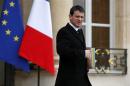 File picture of French Interior Minister Valls leaving after the weekly cabinet meeting at the Elysee Palace in Paris
