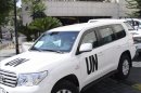 El equipo de inspectores de las Naciones Unidas, liderados por el Profesor Ake Sellstrom, a la salida del hotel donde se alojan en Damasco, Siria. EFEEl equipo de inspectores de las Naciones Unidas, liderados por el Profesor Ake Sellstrom, a la salida del hotel donde se alojan en Damasco, Siria, hoy 30 de agosto de 2013. EFE
