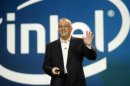 Otellini, president and CEO of Intel Corporation, arrives to give a keynote address during the CES in Las Vegas