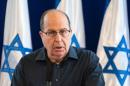 Israeli Defence Minister Moshe Yaalon announces his resignation during a press conference in Tel Aviv, on May 20, 2016