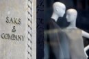 FILE - This Aug. 15, 2011, file photo shows Saks & Company in New York. Hudson's Bay, the parent of Lord & Taylor, is purchasing Saks for approximately $2.4 billion. Hudson's Bay will pay $16 per share for Saks, a 5 percent premium over the company's Friday, July 26, 2013 closing price of $15.31. (AP Photo/Seth Wenig, File)