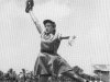 This image provided by the National Baseball Hall of Fame shows Rockford Peaches' Dorothy Kamenshek. Kamenshek, who died May 17, 2010, was a star of the All-American Girls Professional Baseball League who helped inspire the lead character in the movie "A League of their Own. " The real-life inspirations for the film "A League of Their Own" are taking a trip to the National Baseball Hall of Fame, Friday, Sept. 21, 2012, as part of their reunion being held in central New York. (AP Photo/National Baseball Hall of Fame, Cooperstown)