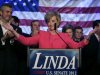 Republican candidate for U.S. Senate Linda McMahon thanks supporters in Stamford, Conn., Tuesday, Nov. 6, 2012. McMahon conceded the race to Democratic opponent Chris Murphy for the Senate seat now held by Joe Lieberman, an independent who's retiring. (AP Photo/Charles Krupa)