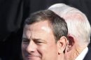 File photo of Supreme Court Chief Justice John Roberts arriving for inauguration ceremony of Barack Obama as President of the United States in Washington