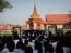 Cambodians enter the crematorium where king Norodom Sihanouk's cremation is being held in Phnom Penh on February 4, 2013