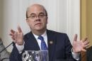 FILE - In this May 7, 2014 file photo, Rep. Jim McGovern, D-Mass. speaks on Capitol Hill in Washington. The House has rejected a bipartisan effort to force President Barack Obama to withdraw U.S. forces from Iraq and Syria by the end of the year. McGovern said the resolution was needed to 