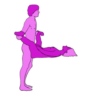 Sex position of the day: Legs wide open