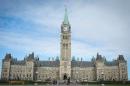 The Canadian Parliament is seen on October 23, 2014, in Ottawa