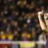 Barcelona's Messi celebrates after scoring a goal against Rayo Vallecano during their Spanish first division soccer match in Madrid