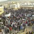 Demonstrators protest against Syria's President Bashar al-Assad in Kafrawaid