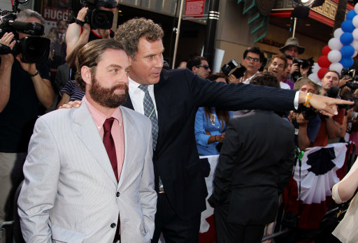 Zach Galifianakis and Will Ferrell play duelling politicians in The Campaign