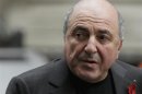 Russian oligarch Boris Berezovsky arrives at a division of the High Court in central London