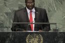 South Sudan's Vice-President Machar addresses the 67th United Nations General Assembly at the U.N. Headquarters in New York