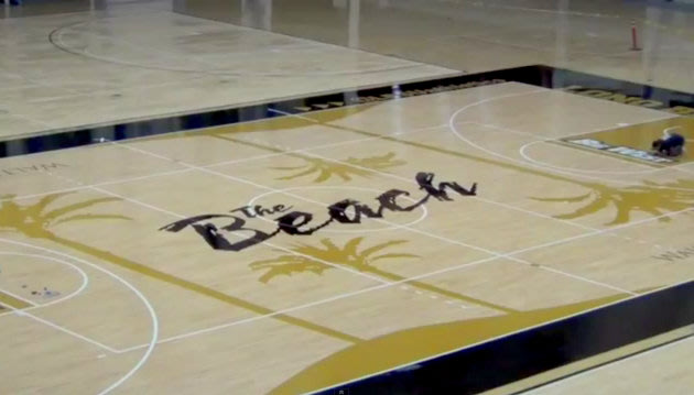 Long Beach State s new basketball court