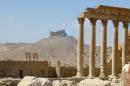 Part of the ancient Syrian city of Palmyra taken on March 27, 2016, after government troops recaptured the UNESCO world heritage site from Islamic State group