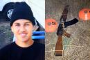 This combination of photos provided by the family via The Press Democrat and the Sonoma County Sheriff's Department shows an undated photo of 13-year-old Andy Lopez and the replica assault rifle he was holding when he was shot and killed by two Sonoma County deputies in Santa Rosa, Calif. on Tuesday, Oct. 22, 2013. (AP Photo/Family via The Press Democrat, Sonoma County Sheriff's Department)