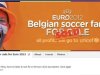 The Facebook page showing the group  'Belgian soccer fans for sale for Euro 2012'