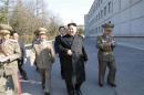 North Korean leader Kim Jong Un visits the Kim Il Sung University of Politics