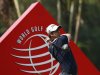 Scott of Australia tees off on the 12th hole during the first day of the HSBC Champions golf tournament at Mission Hills Dongguan