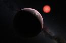 An artist's impression of TRAPPIST-1