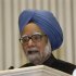 India's PM Singh speaks during the meeting of the 57th NDC in New Delhi
