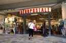 A customer enters the Aeropostale store in Broomfield