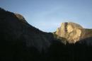 Half Dome catches last light of day in Yosemite National Park