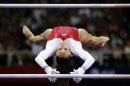 U.S. gymnast Jordyn Wieber performs on the uneven bars at the U.S. Olympic gymnastics trials in San Jose