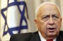 File photo of Israeli Prime Minister Ariel Sharon attending a meeting with the Israeli president Moshe Katsav in Jerusalem