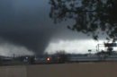 A tornado is pictured near Hattiesburg, Mississippi in this still image from a video shot by Rynal Grant