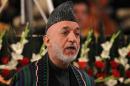 Afghanistan's President Hamid Karzai speaks during celebrations to mark Nawroz, the Persian New Year, in Kabul