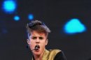 Justin Bieber performs at the MTV World Stage Live in Kuala Lumpur, Malaysia on July 14, 2012 -- Getty Premium