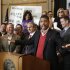 Sacramento Mayor Kevin Johnson speaks during a news conference to introduce the first part of his four-step plan to keep the Sacramento Kings NBA basketball team in Sacramento, Calif., on Tuesday, Jan. 22, 2013. Johnson, who said he has 19 local investors who have pledged at least $1 million each to buy the franchise, made his announcement a day after the Maloof family announced it has signed an agreement to sell the Kings to a Seattle group led by investor Chris Hansen. (AP Photo/Rich Pedroncelli)