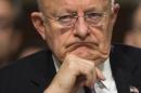 Director of National Intelligence James Clapper listens on Capitol Hill in Washington, Tuesday, Feb. 9, 2016, while testifying before a Senate Armed Services Committee hearing on worldwide threats. (AP Photo/Evan Vucci)