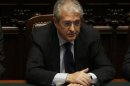 New Italian Economy Minister Saccomanni attends at the Lower house of the parliament in Rome
