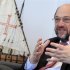 European Parliament President Schulz answers a question during the Reuters Future of the Euro Zone Summit in Brussels
