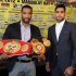 Lamont Peterson's (L) bout was scrapped because he tested positive for synthetic testosterone