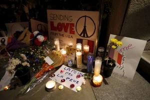 A makeshift memorial is seen at a vigil outside the&nbsp;&hellip;