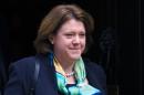Maria Miller leaves 10 Downing Street following the weekly cabinet meeting in central London, on April 8, 2014
