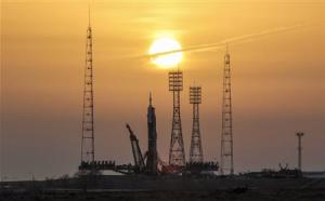 The Soyuz TMA-20 spacecraft is set up on its launch&nbsp;&hellip;