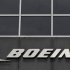 The Boeing logo is seen at their headquarters in Chicago
