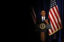 U.S. President Obama speaks at Democratic Party fundraiser in New York