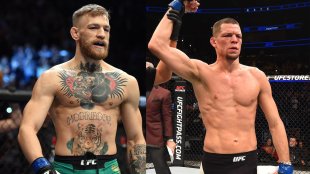 Conor McGregor will meet Nate Diaz on March 5 at UFC 196. (Getty)